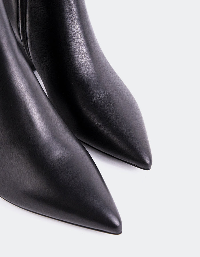 L'INTERVALLE Eugenie Bottines pour femmes Cuir Noir