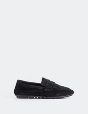 Ezzie Black Suede - Black / 36 / Suede