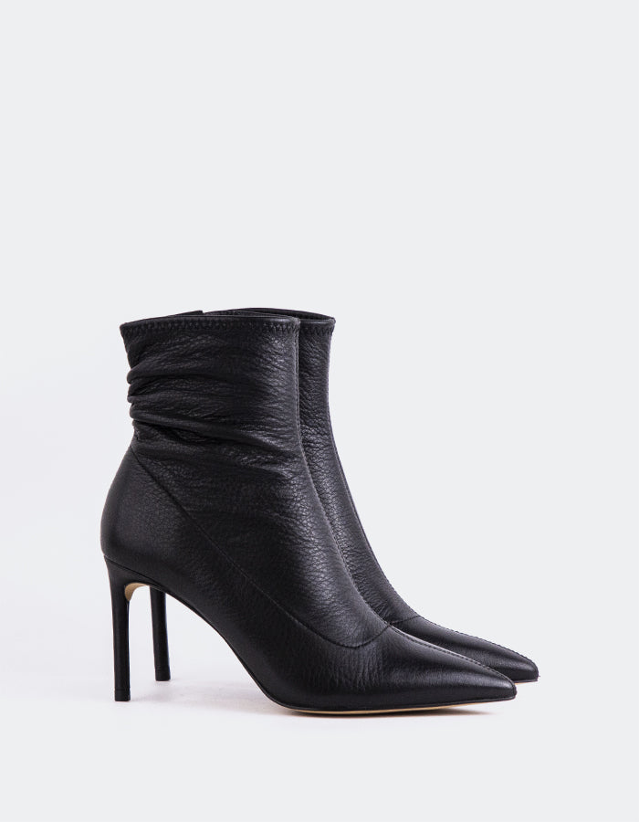 L'INTERVALLE Farron Bottes pour femmes en cuir Noir