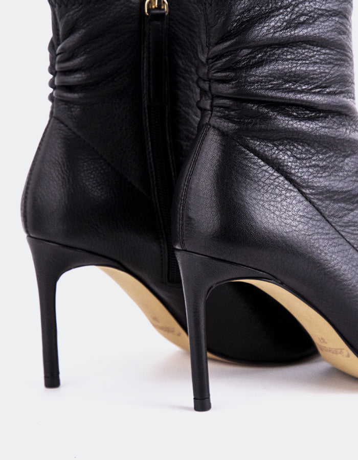 L'INTERVALLE Farron Bottes pour femmes en cuir Noir