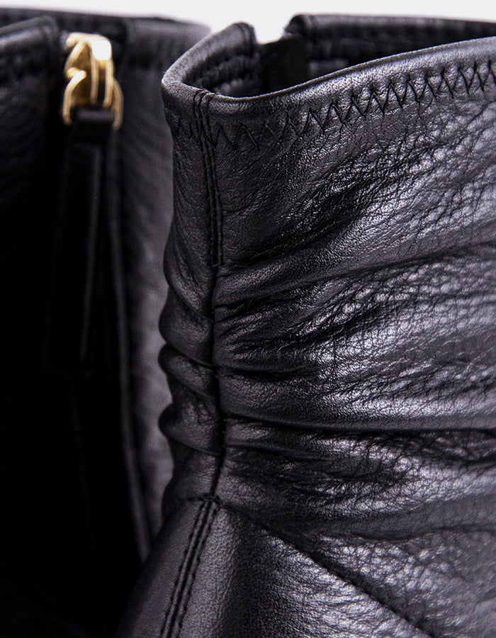 L'INTERVALLE Farron Bottes pour femmes en cuir Noir