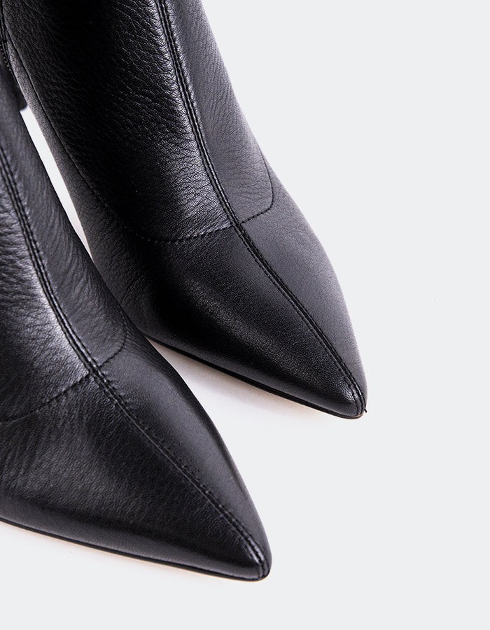 L'INTERVALLE Farron Bottes pour femmes en cuir Noir