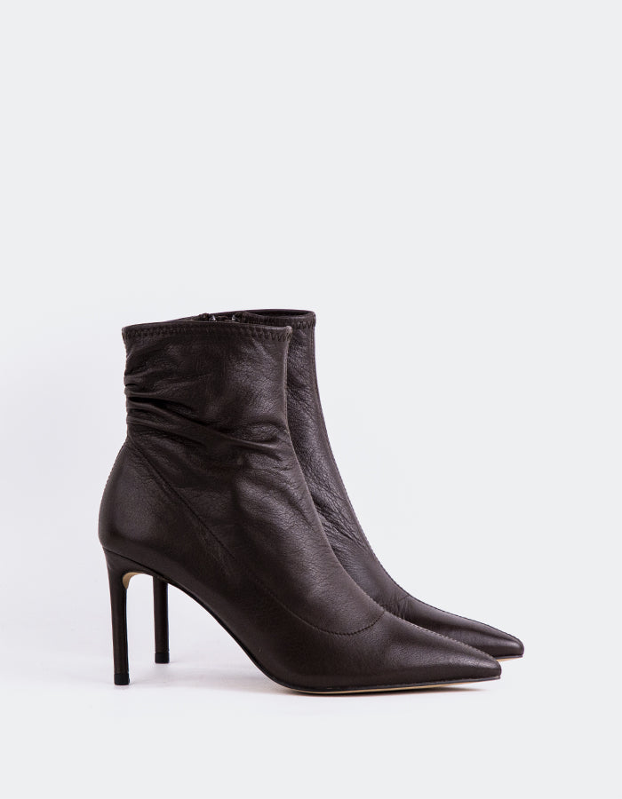 L'INTERVALLE Farron Bottines pour femmes Cuir Brun