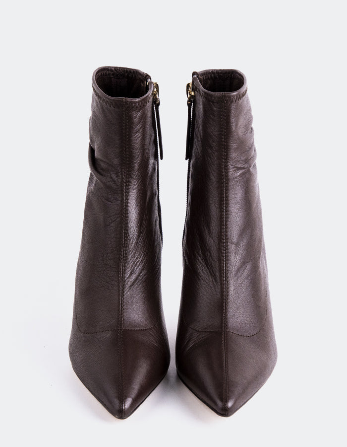 L'INTERVALLE Farron Bottines pour femmes Cuir Brun