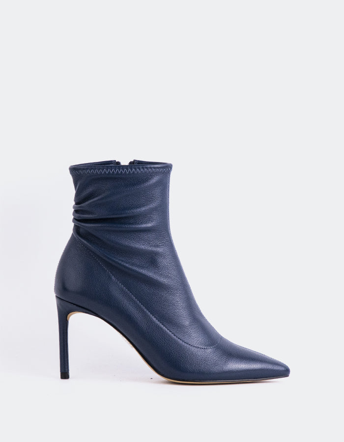 L'INTERVALLE Farron Bottines pour femmes Cuir marine