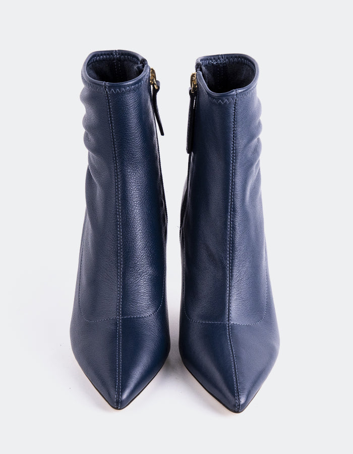 L'INTERVALLE Farron Bottines pour femmes Cuir marine