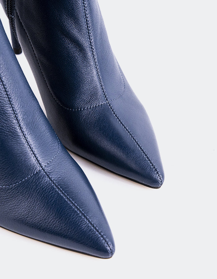 L'INTERVALLE Farron Bottines pour femmes Cuir marine