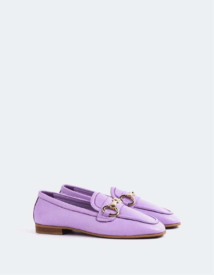 Fayette cuir lilas