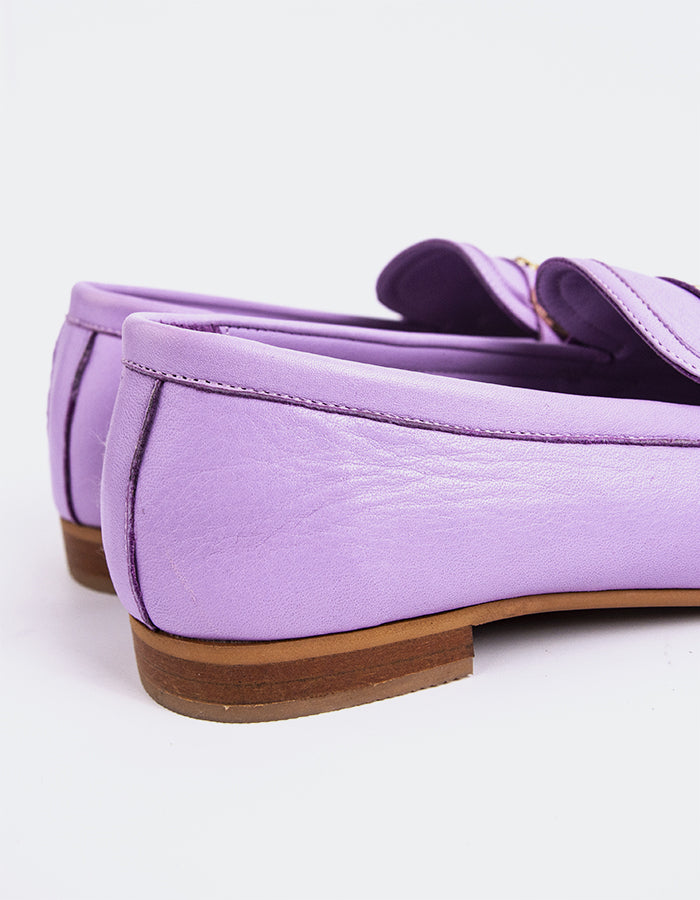 Fayette cuir lilas