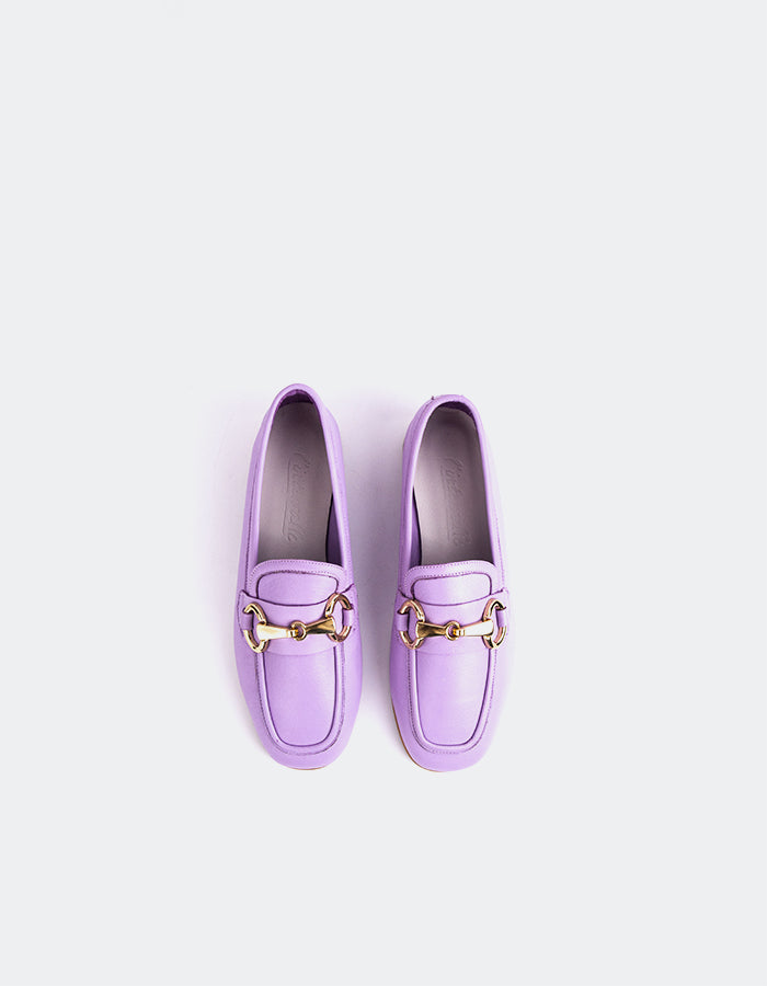 Fayette cuir lilas