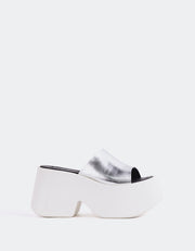 Fidèle Argent Métal - Argent / 36 / Cuir