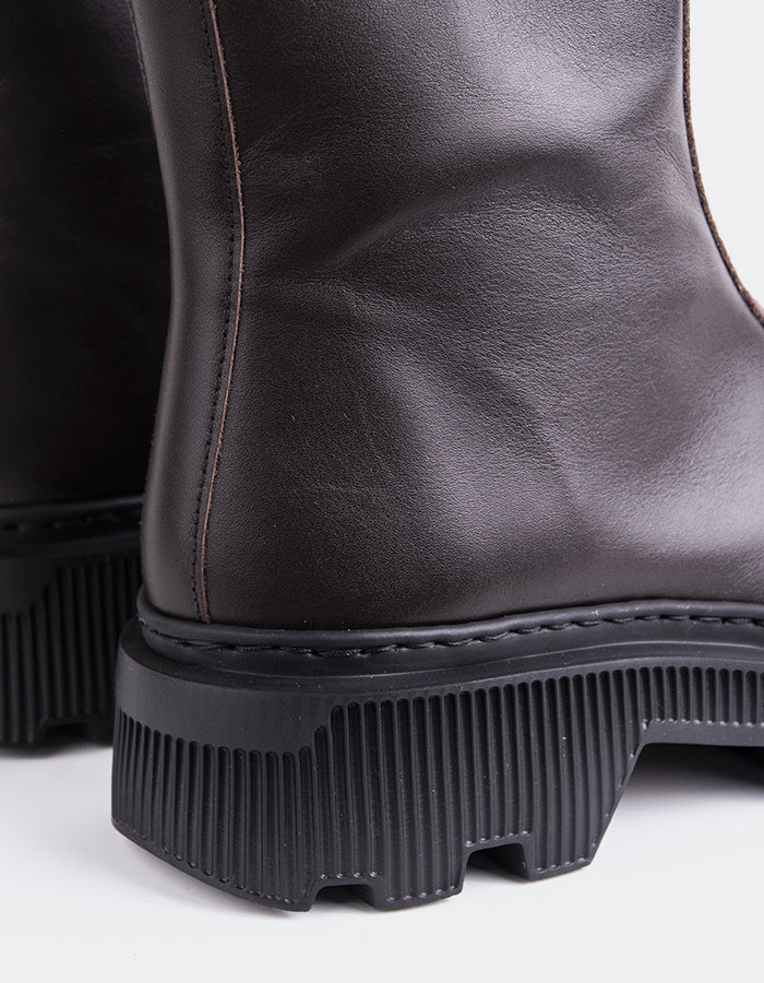 L'INTERVALLE Florrie Bottines pour femmes Brun Cuir