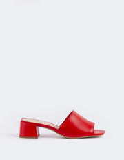 Fortunata Rouge Leather - Rouge / 36 / Leather