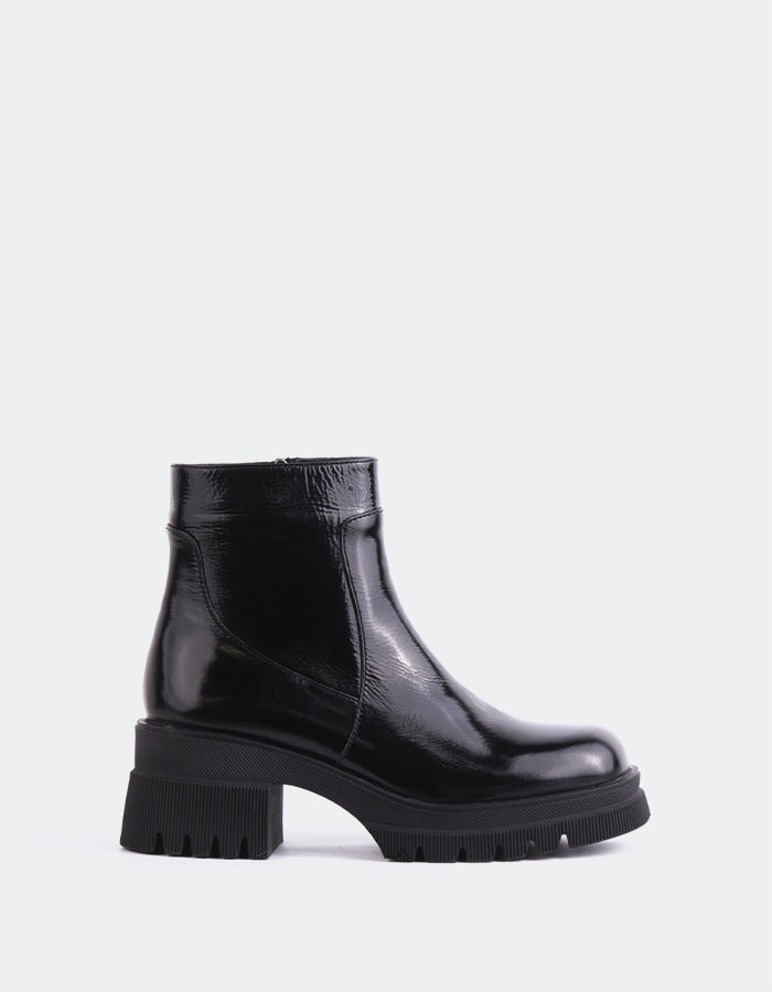 L'INTERVALLE Gadiel Bottines pour femmes Noir Naplack