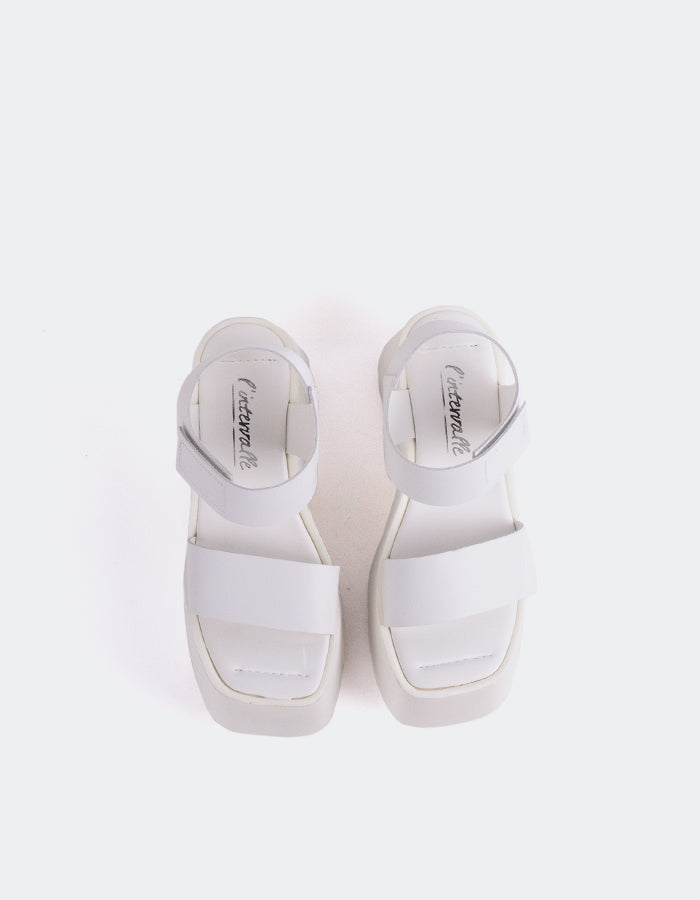 Gentil White Leather