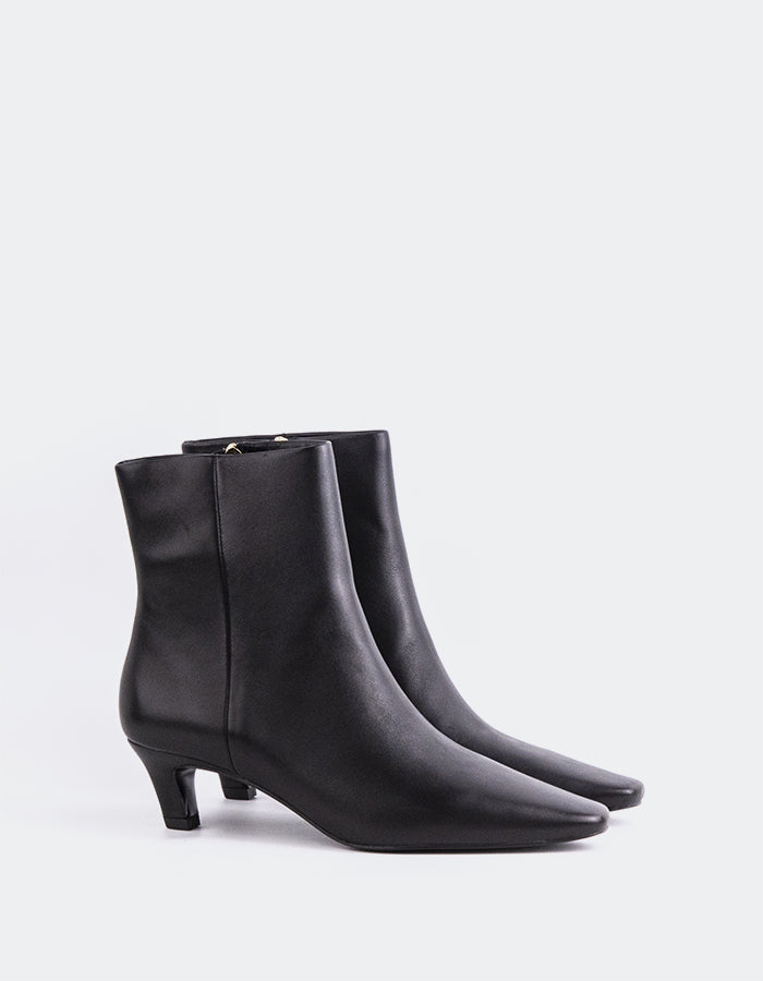 L'INTERVALLE Ginevra Bottines pour femme Noir