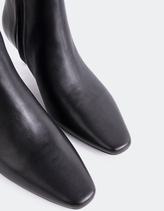 L'INTERVALLE Ginevra Bottines pour femme Noir