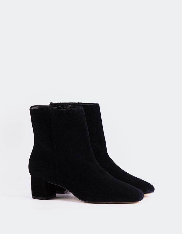 L'INTERVALLE Gracyn Women's Ankle Boots Black Suede