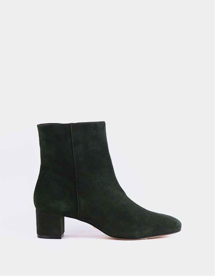 L'INTERVALLE Gracyn Women's Ankle Boots Green Suede