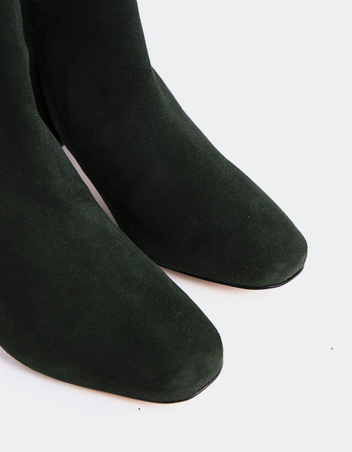 L'INTERVALLE Gracyn Women's Ankle Boots Green Suede
