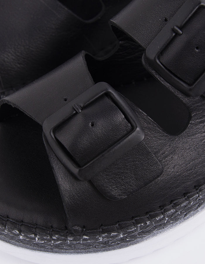 Grafton Black Leather