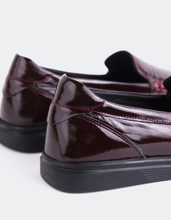 L'INTERVALLE Slip-On Hatley Femmes Bordeaux Verni