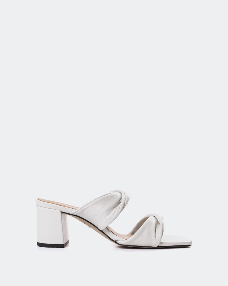 L'INTERVALLE Hester Women's Sandal Mules Off White Leather