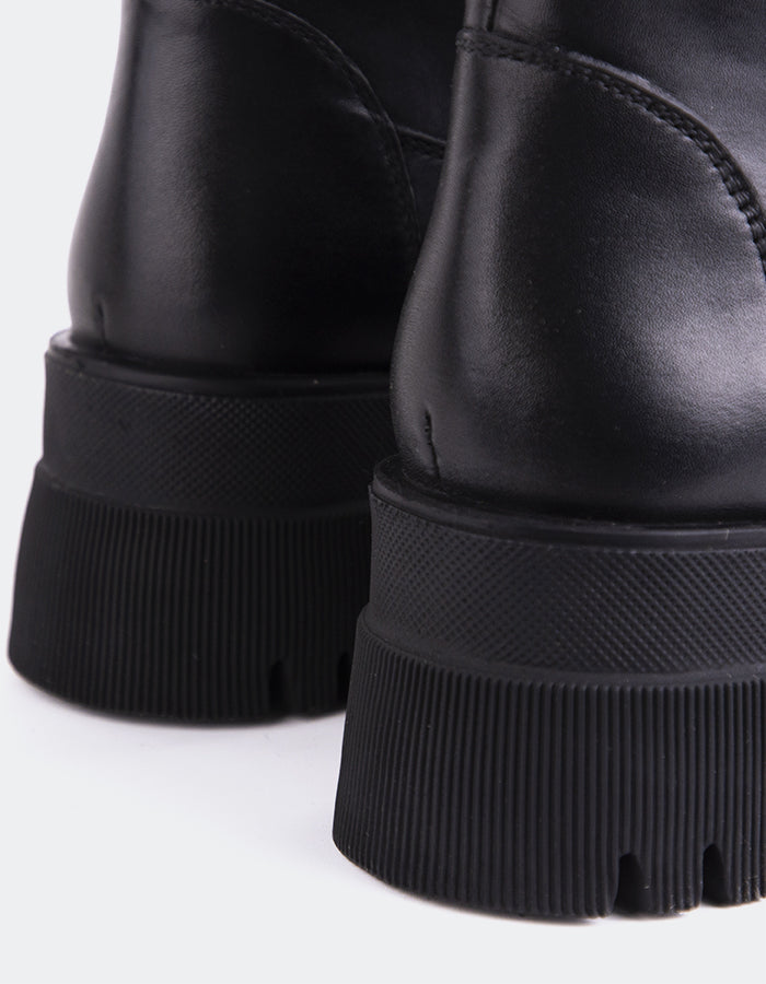 L'INTERVALLE Israfil Bottines pour femmes Noir Cuir