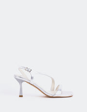 Jaycie Silver Leather - Silver / 37 / Leather
