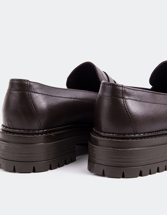 L'INTERVALLE Jayvie Mocassins pour femmes Brun