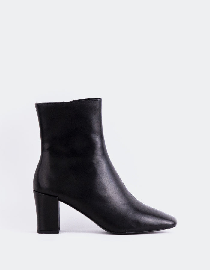 L'INTERVALLE Jepson Bottines pour femmes Cuir Noir