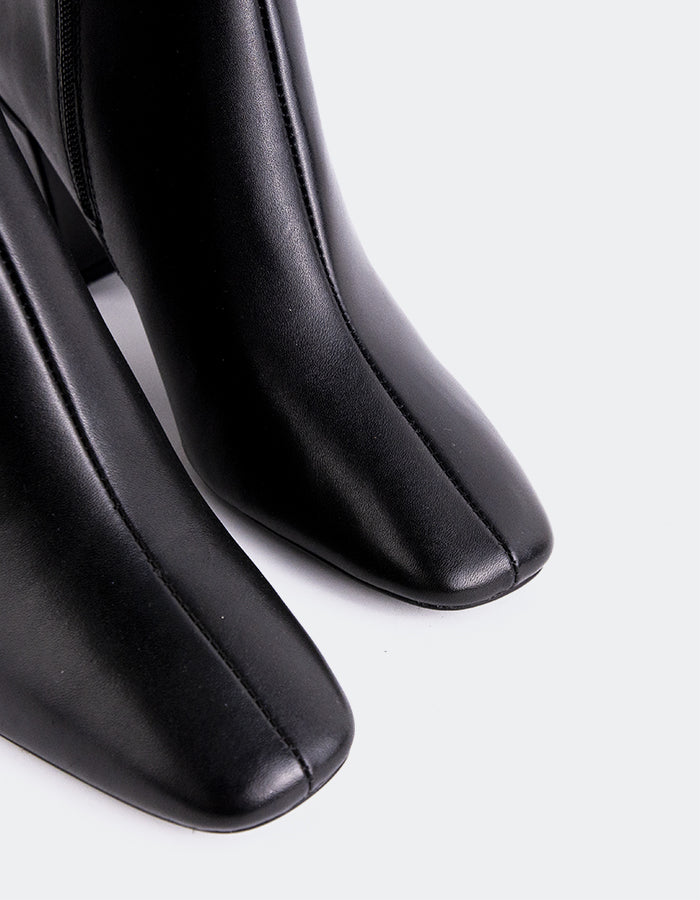 L'INTERVALLE Jepson Bottines pour femmes Cuir Noir