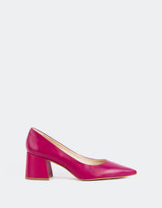 Josephine Magenta Leather - Pink / 36 / Leather