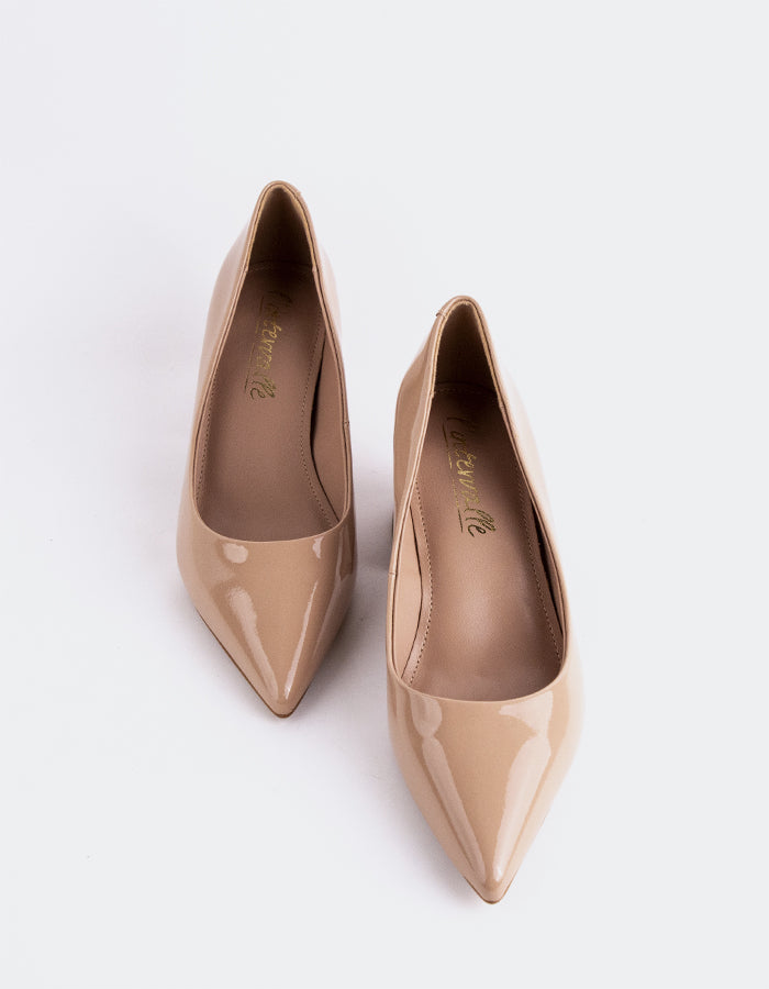 L'INTERVALLE Josephine Chaussures pour femmes Escarpins  à talon moyenNu Verni