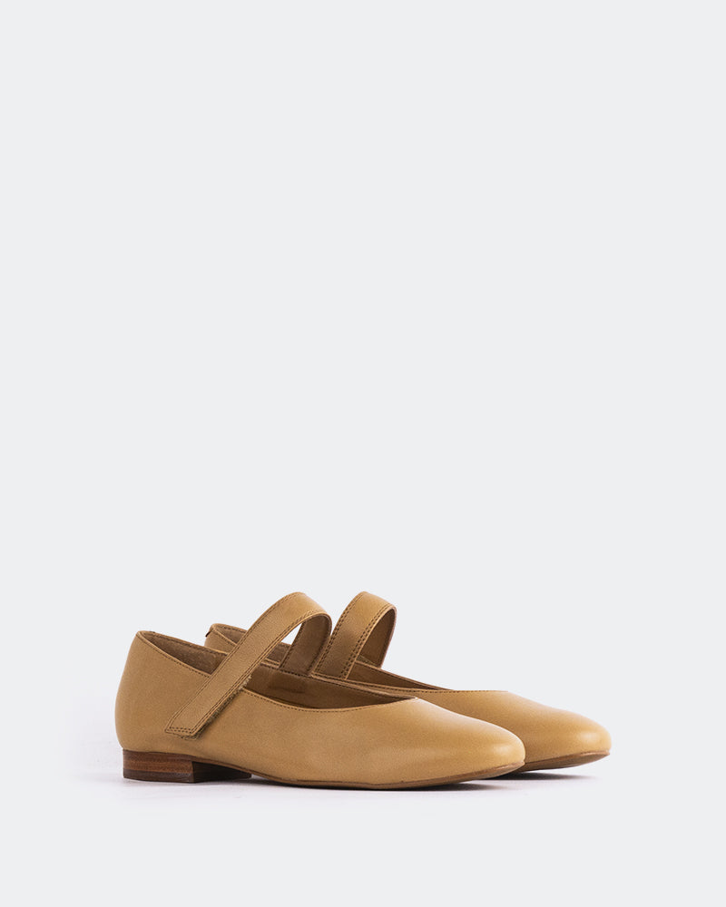 L'INTERVALLE Jurgita Women's Shoe Ballerina Camel Leather
