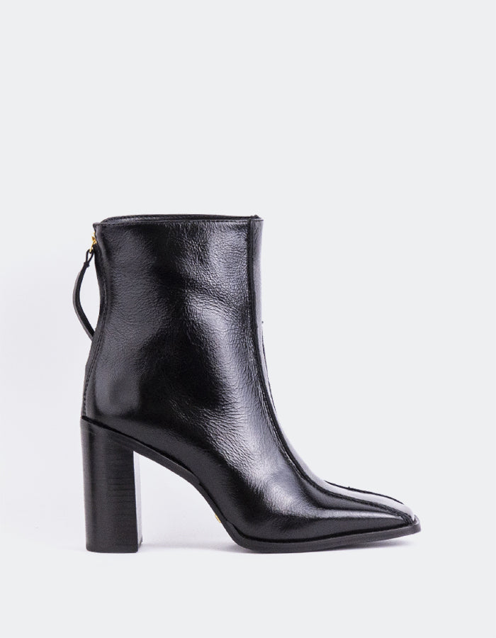 L'INTERVALLE Krakow Bottines Femme Cuir Noir