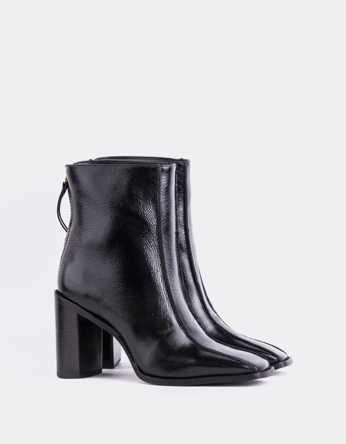 L'INTERVALLE Krakow Bottines Femme Cuir Noir