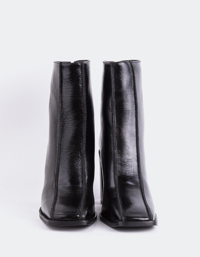 L'INTERVALLE Krakow Bottines Femme Cuir Noir