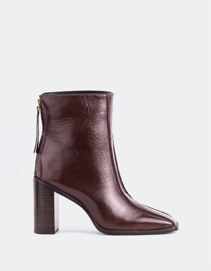 L'INTERVALLE Krakow Bottines Femme Cuir Brun