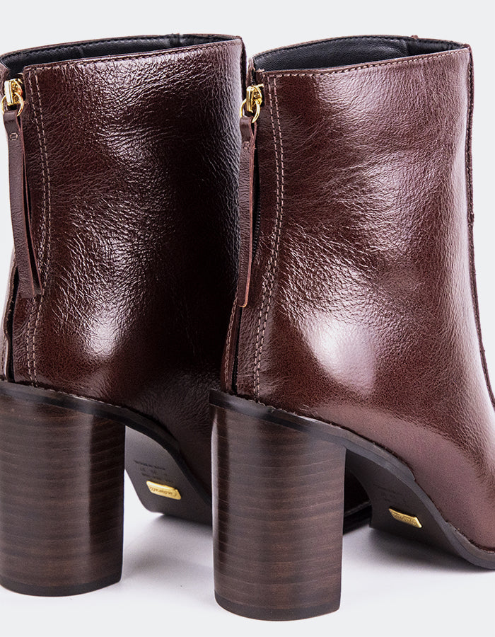 L'INTERVALLE Krakow Bottines Femme Cuir Brun