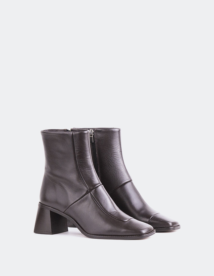 L'INTERVALLE Larino Bottines pour femmes Brun Cuir