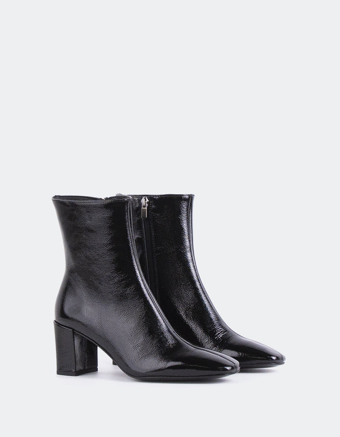 L'INTERVALLE Lioni Bottines pour femmes Noir Naplack (7126288138320)