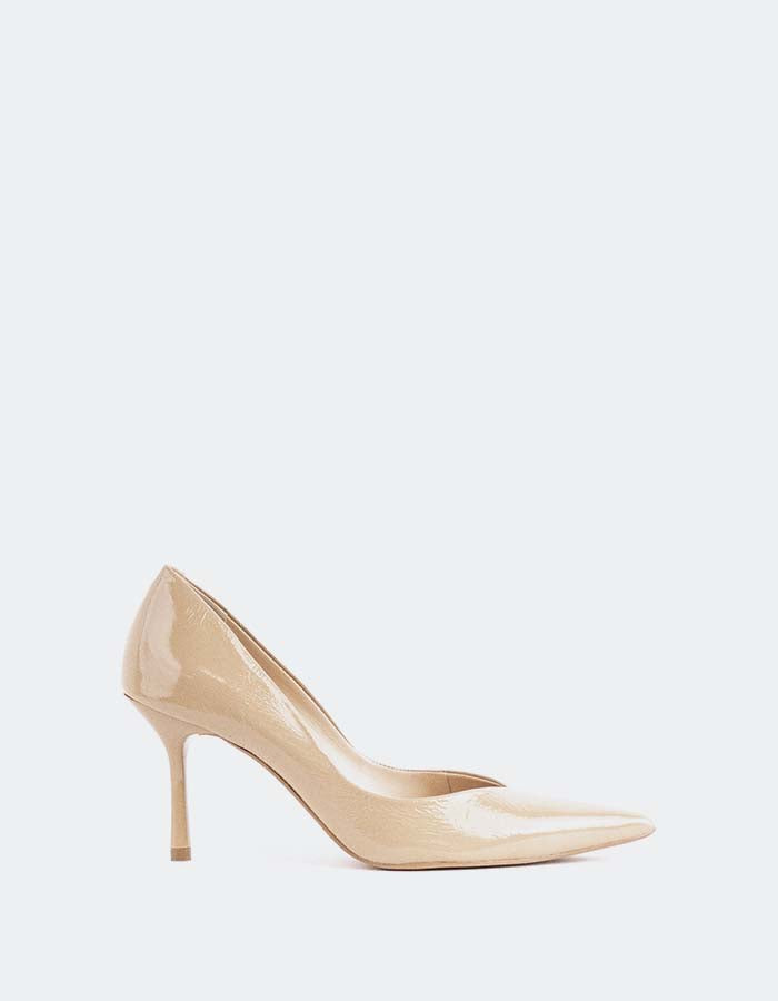 L'INTERVALLE Liora Women's Mid-Heel Pumps Nude Naplack