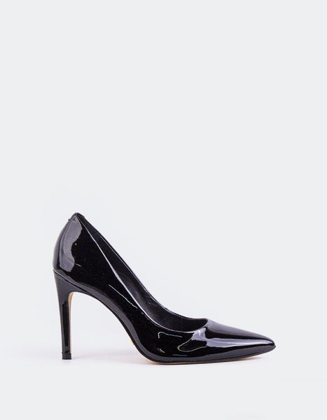 L'INTERVALLE Love Women's Shoe High Heel Pumps Black Patent
