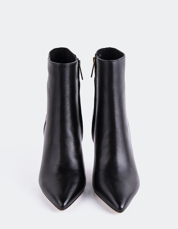 L'INTERVALLE Lyle Bottines pour femmes Cuir Noir
