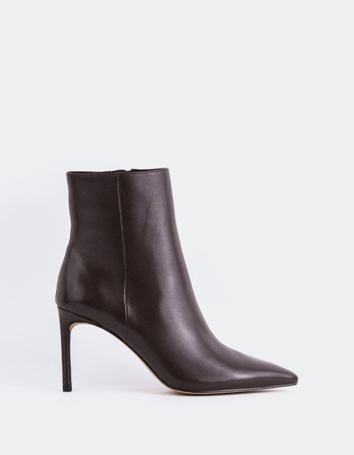 L'INTERVALLE Lyle Bottines pour femmes Cuir Brun