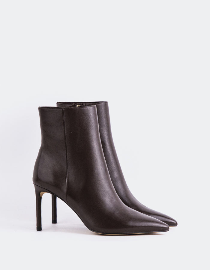 L'INTERVALLE Lyle Bottines pour femmes Cuir Brun