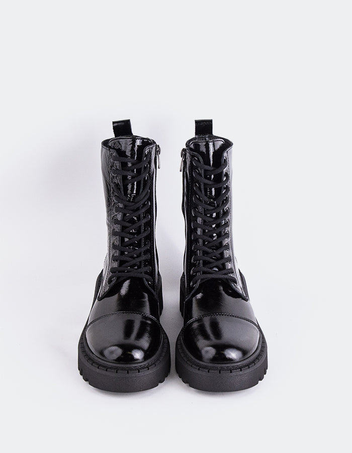 L'INTERVALLE Marieville Women's Ankle Boots Black Patent