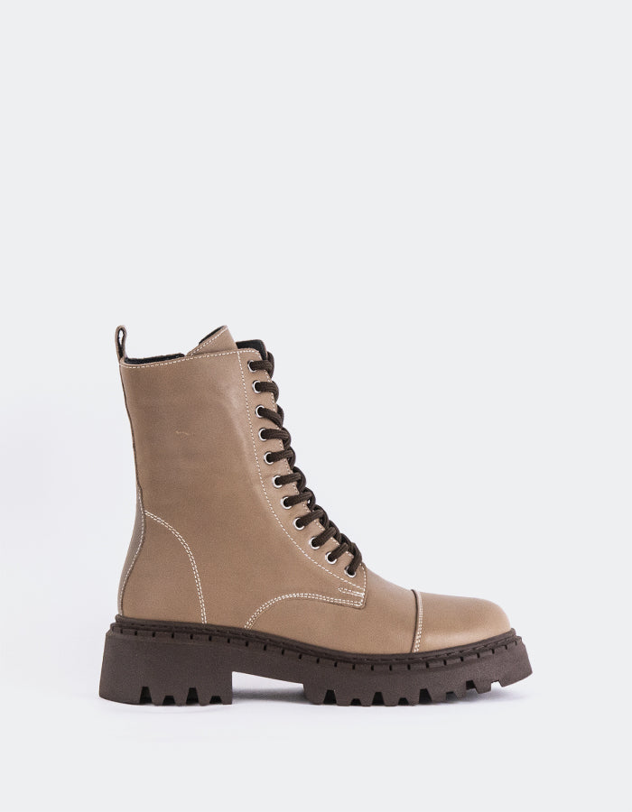 L'INTERVALLE Marieville Women's Ankle Boots Camel Leather