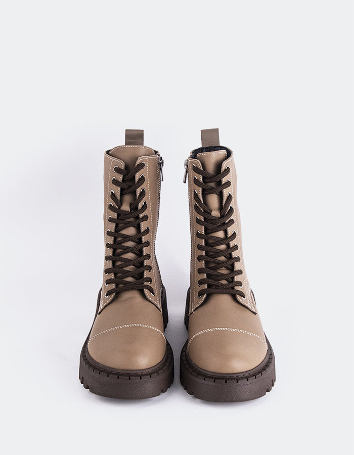 L'INTERVALLE Marieville Women's Ankle Boots Camel Leather